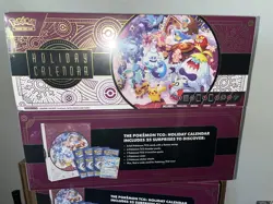 Pokemon TCG Holiday Calendar New 2025 Christmas Promo’s + 6 Booster Packs & More - Image 1