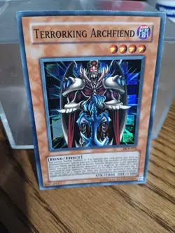 Terrorking Archfiend DR1-EN234 Super Yugioh Holographic Holo NM Vintage 96 - Image 1