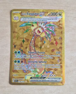 Alolan Exeggutor ex 248/191 Pokemon Card NM - Image 1