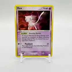 Mew 4/17 POP Series 4 Promo Pokemon Card Holo Foil Rare Near Mint - Image 1