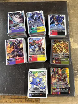 Digimon TCG Card Game Bulk Lot Bandai Common Uncommon Rare Super Rare - Image 1