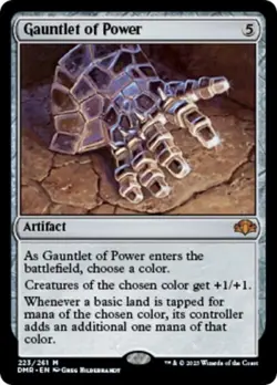 ~ Gauntlet of Power ~ NM Foil ~ Dominaria Remastered ~ MTG ~ - Image 1