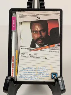 1996 X-Files CCG Premier - X Event Card - Ultra RARE - XF96-0293v1 - NM/M - Image 1