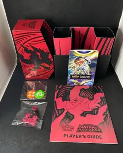 Opened Pokemon Elite Trainer Box ETB With Some Accessories. Card Storage Boxes. - Image 2