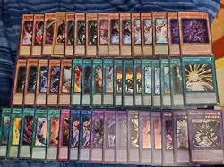 Yugioh Complete 50 Card Evil Hero Deck Core Phoenix Enforcer Vyon Mask Change - Image 1