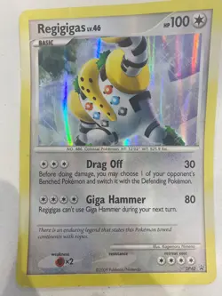 Regigigas DP40 holo promo unlimited 2009 jumbo/large card - Image 1