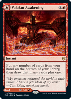 Valakut Awakening / Valakut Stoneforge Zendikar Rising HEAVILY PLD CARD ABUGames - Image 1