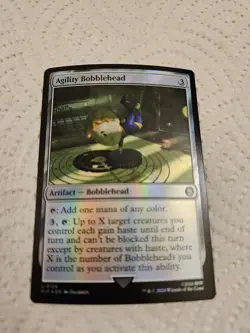 Agility Bobblehead MTG Fallout Foil PIP 126 NM Unplayed - Image 2