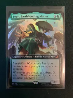 MTG Avatar: The Last Airbender: Toph, Earthbending Master (Extended NM) - Image 1