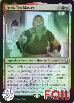 MTG Iroh, Tea Master (228) | NM Foil | Avatar: The Last Airbender {TLA} - Image 1