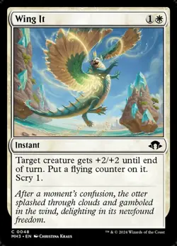 Hero Deal, English - 4 x MTG Wing It Modern Horizons 3 - Image 1