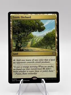 Exotic Orchard 0159 Commander: Wilds of Eldraine WOE MTG NM - Image 1