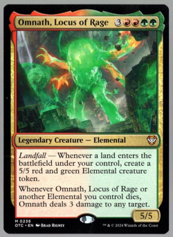 Omnath, Locus of Rage 0236 Non Foil Mythic Outlaws of Thunder Junction MTG NM - Image 1