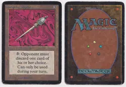 Disrupting Scepter -Alpha Edition -HP - MTG -FREE SHIPPING! - Image 1