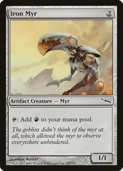 2x Iron Myr Mirrodin LP MTG - Image 1