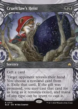 Cruelclaw's Heist - Extended Art Showcase BLB NM MTG - Image 1