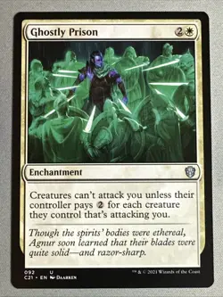 MTG / Ghostly Prison / C21 / #92 / Regular / Uncommon / NM - Image 1