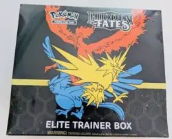 2019 Pokemon Sun & Moon Hidden Fates Factory Sealed ETB Elite Trainer Box - Image 1