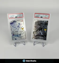 2021 POKEMON CELEBRATIONS RESHIRAM ZEKROM CLASSIC BLACK/WHITE PSA 10 SEQUENTIAL - Image 1