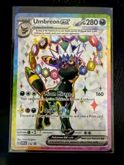 Pokemon Umbreon ex SVP 176 Premium Figure Collection Black Star Promo - Image 1