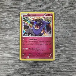 Xerneas 81/114 Holographic Rare XY Steam Siege Pokemon TCG - NM/LP - Image 1