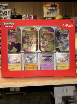 Pokemon 4 Mini Tins 151 SAMS CLUB EXCLUSIVE FACTORY SEALED BRAND NEW - Image 1