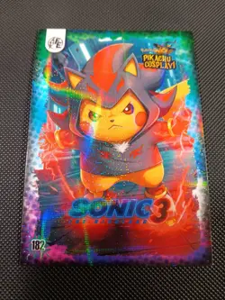 Sonic 3 (Pikachu) #182 - Galaxy Holo - Electric Pikachu Cosplay - Pokemon - Image 1