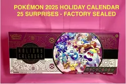 POKEMON HOLIDAY CALENDAR - SEALED 25 SURPRISES 🎁 CHRISTMAS NEW 2025 - Image 1