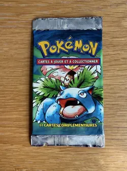 French 1st Edition Pokemon 1999 Base Set Booster Pack Venusaur - Image 1