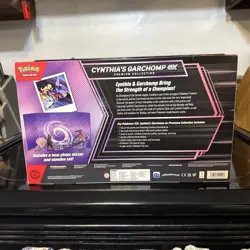 Pokemon TCG Cynthia's Garchomp ex Premium Collection Box SEALED IN HAND - Image 2