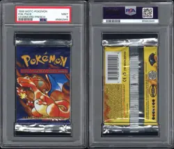 Booster Pokemon Dracaufeu Set de base 1999 FR PSA 9 - Image 3