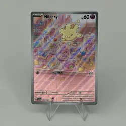 Pokemon TCG Milcery 152/142 Stellar Crown Illustration Rare NM Pack Fresh - Image 1
