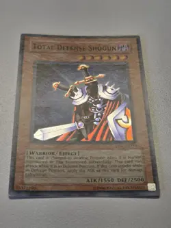 Total Defense Shogun DB2-EN110 Super Rare Dark Beginning 2 Yugioh Vintage VLP - Image 3