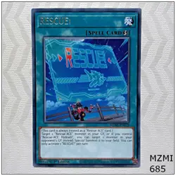 RESCUE! - MZMI-EN078 - Rare 1st Edition Yugioh - Image 1