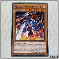 Rescue-ACE Preventer - DUNE-EN022 - Common 1st Edition Yugioh - Image 1