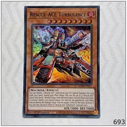 Rescue-ACE Turbulence - MZMI-EN077 - Super Rare 1st Edition Yugioh - Image 1