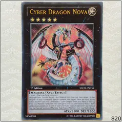 Cyber Dragon Nova - SDCR-EN038 - Ultra Rare 1st Edition Yugioh - Image 1