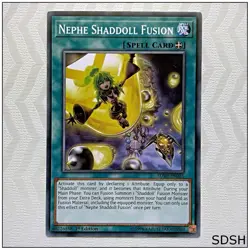 Nephe Shaddoll Fusion - SDSH-EN025 - Common 1st Edition Yugioh - Image 1
