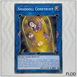 Shaddoll Construct - FLOD-EN095 - Common 1st Edition Yugioh - Image 1
