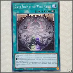 Sinful Spoils of the White Forest - SUDA-EN055 - Common 1st Edition Yugioh - Image 1