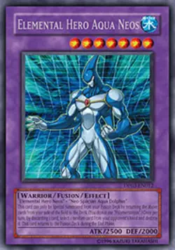 Lightly Played, English Yu Gi Oh Elemental Hero Aqua Neos - DP03-EN012 - Rare - - Image 1