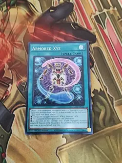 Armored Xyz - MZMI-EN025 - Super Rare 1st Edition NM Yugioh - Image 1