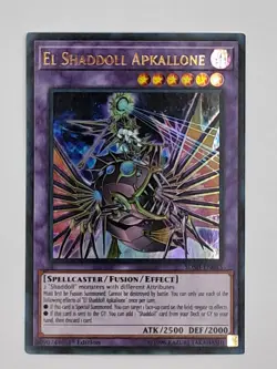El Shaddoll Apkallone - SDSH-EN045 - Ultra Rare - 1st Edition NM YuGiOh! Struct - Image 1