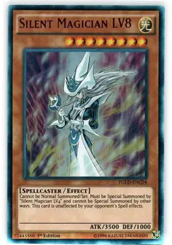 Silent Magician LV8 YGLD-ENC04 1st Ultra Rare NM Yu-Gi-Oh! DNA GAMES - Image 1