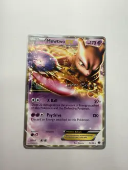 NM Mewtwo EX Igor Costa 2012 World Championships 54/99 Pokemon card English - Image 1