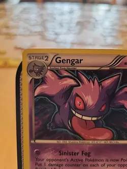 Pokemon TCG XY Breakthrough Gengar Holo Rare Card 60/162 NM- Condition - Image 3