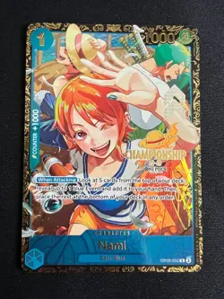 Nami Championship Card OP09-050 25-26 One Piece TCG English - Image 1
