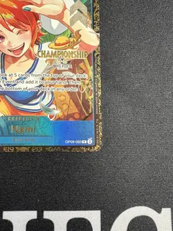 Nami Championship Card OP09-050 25-26 One Piece TCG English - Image 2