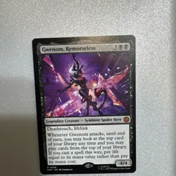 MTG Gwenom, Remorseless, NM-Mint, English Marvel's Spider-Man normal card - Image 1