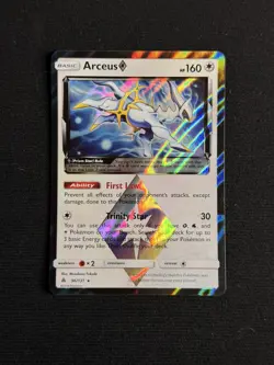 Arceus Prism Star 96/131 Prism Rare SM - Forbidden Light Pokemon Card - Image 1